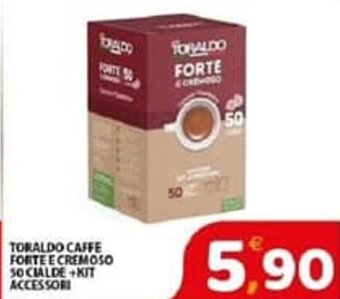 Toraldo Caffe Forte e Cremoso 50 Cialde + Kit Accessori