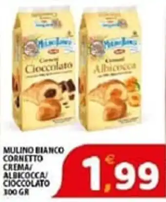 Premium Supermercati Mulino Bianco Cornetto Crema/Albicocca/Cioccolato 300gr offerta