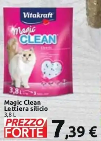 Carrefour Vitakraft Magic Clean Lettiera silicio 3,8 L offerta