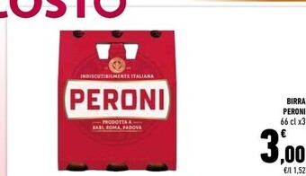 Conad City Peroni birra offerta
