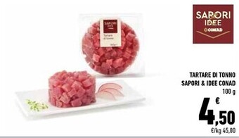 Conad City Conad tartare di tonno sapori & idee offerta