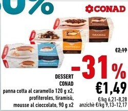 Conad Conad dessert offerta