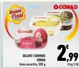 Conad Conad gelato i cremosi offerta