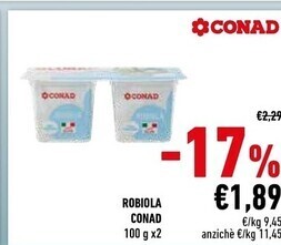 Conad Conad robiola offerta