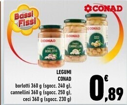 Conad Conad legumi offerta