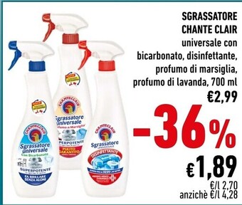 Conad Chanteclair sgrassatore offerta