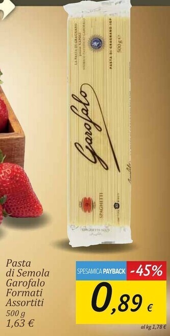 Carrefour Market Garofalo pasta di semola offerta