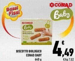 Conad Conad biscotto biologico offerta