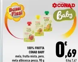 Conad Conad 100 % frutta offerta