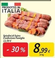 Carrefour Market Spiedini di suino offerta