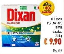 Conad Dixan detersivo per lavatrice offerta