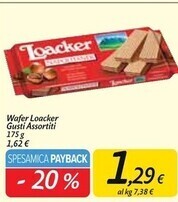 Carrefour Market Loacker wafer offerta