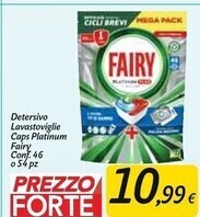 Carrefour Market Fairy detersivo lavastoviglie caps platinium offerta