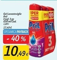 Carrefour Market Pril gel lavastoviglie offerta