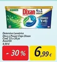 Carrefour Market Dixan detersivo lavatrice discs offerta
