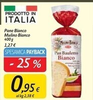 Carrefour Market Mulino bianco pane bianco offerta