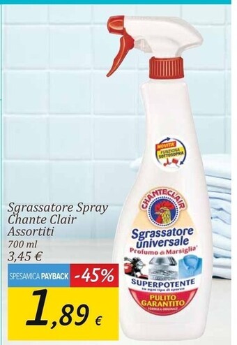 Carrefour Market Chanteclair sgrassatore spray offerta