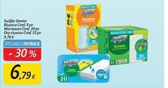 Carrefour Market Swiffer duster ricarica offerta