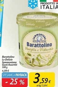 Carrefour Market Sammontana barattolino le delizie offerta