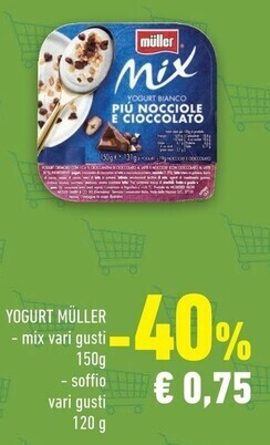 Conad City Muller yogurt mix offerta