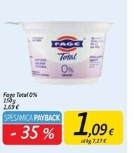 Carrefour Market Fage total 0% offerta