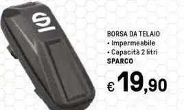 Iper La Grande Sparco borsa da telaio offerta