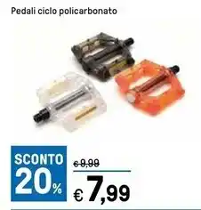 Pedali ciclo policarbonato