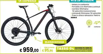 Iper La Grande Xeris - mtb 29 carbon offerta