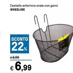 Wheeline - cestello anteriore ovale con ganci