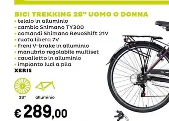 Iper La Grande Xeris - bici trekking 28 uomo o donna offerta