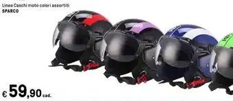 Sparco linea caschi moto colori assortiti