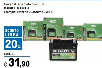 Iper La Grande Magneti marelli linea batterie moto quantum offerta