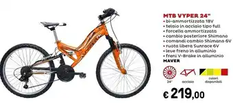 Iper La Grande Maver - mtb vyper 24'' offerta