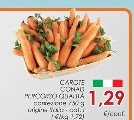 Conad Conad carote offerta
