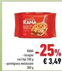 Conad Rana lasagne offerta