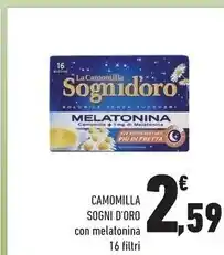 Conad Sogni d'oro tisane offerta