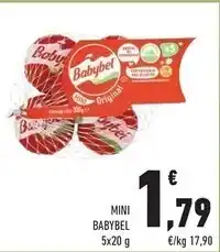 Conad Babybel formaggio offerta