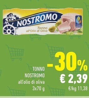 Conad Nostromo tonno offerta