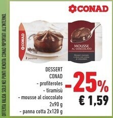 Conad Conad dessert offerta
