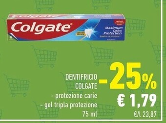 Conad Colgate dentifricio offerta
