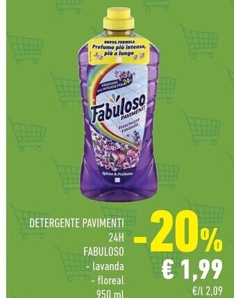 Conad Fabuloso detergente pavimenti offerta