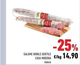 Conad Casa modena salame nobile gentile offerta