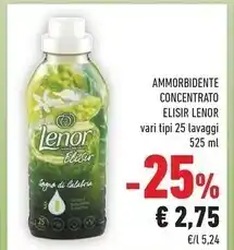 Conad Lenor ammorbidente concentrato offerta