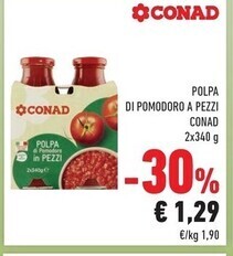 Conad Conad pomodori pelati offerta