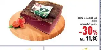 Conad Moser speck alto adige i.g.p. offerta