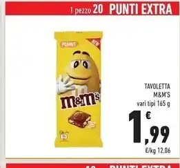 Conad M&m's tavoletta offerta