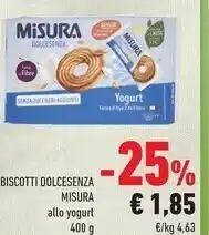 Conad Misura biscotti offerta