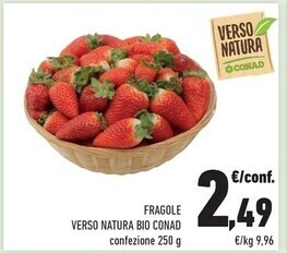 Conad Conad fragole offerta