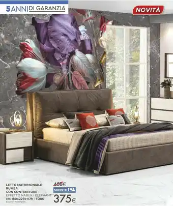 Mondo Convenienza Letto Matrimoniale Rumba Con Contenitore offerta