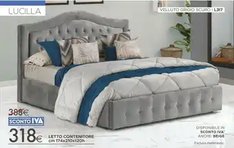 Mondo Convenienza Lucilla Letti contenitore offerta